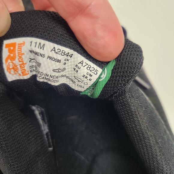 Timberland Pro Radius Composite Safety Toe Shoe Sneaker Women Size 11 Black - Picture 10 of 12